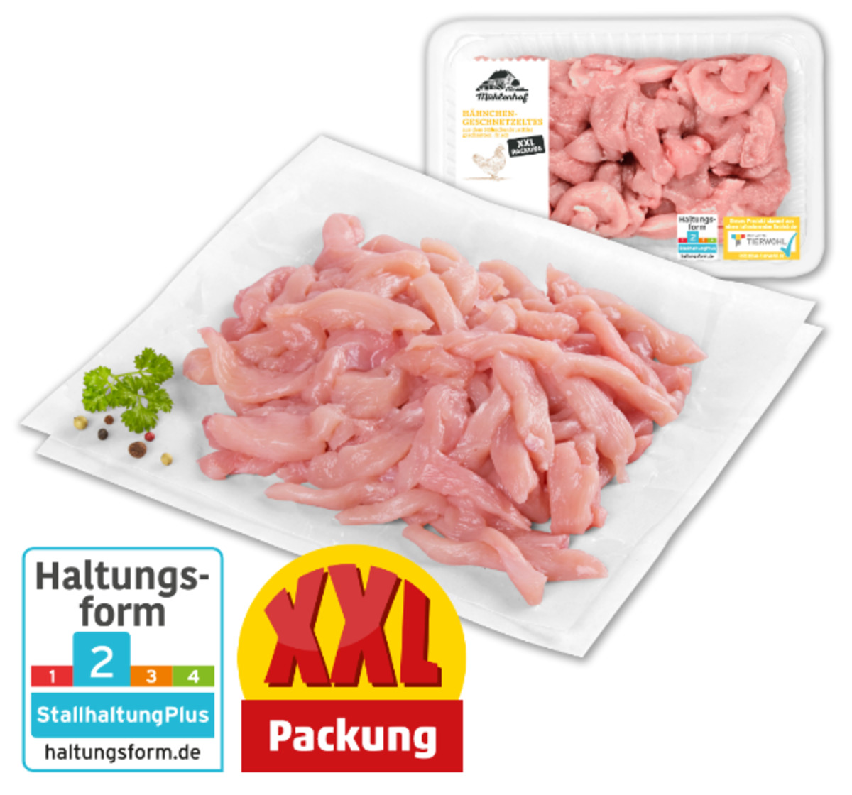 Bild 1 von MÜHLENHOF Frisches Hähnchen-Geschnetzeltes*