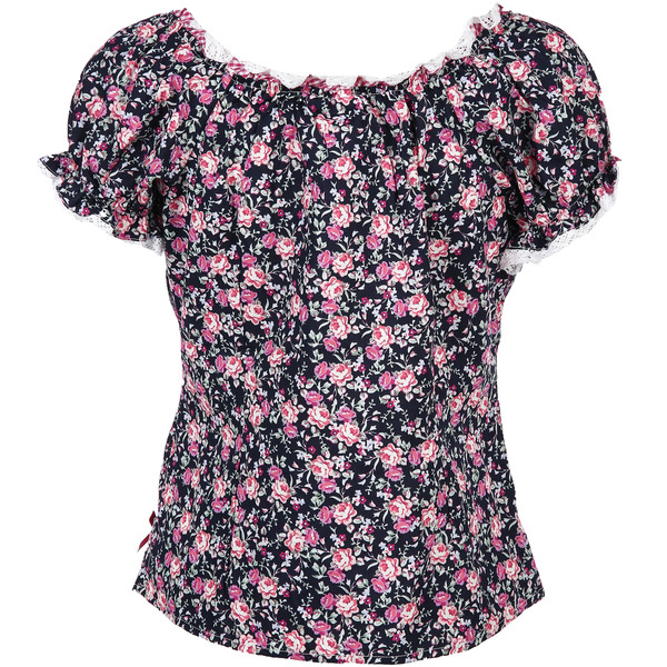 Bild 2 von Damen Trachtenbluse im Blümchen Print
                 
                                                        Lila