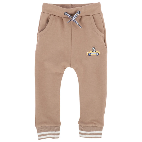 Bild 1 von Baby Jungen Sweatpants mit kleiner Stickerei
                 
                                                        Braun