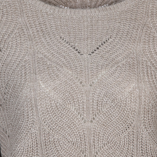 Bild 3 von Damen Strickpullover mit Lochmuster
                 
                                                        Braun