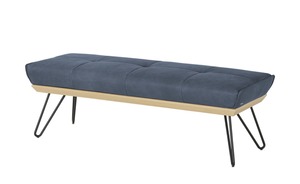 KOINOR Hockerbank  Leder Dining System 4 blau Maße (cm): B: 150 H: 49 T: 54 Bänke