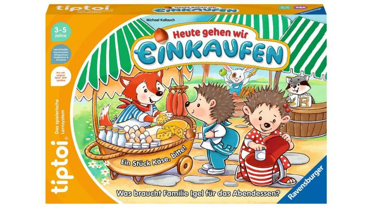 Bild 1 von Ravensburger tiptoi - Spiel - Heute gehen wir Einkaufen - Lernspiel für Kinder ab 3 Jahren
