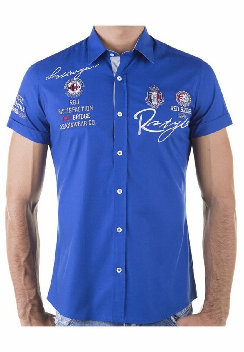 Bild 1 von RedBridge Kurzarmhemd Irvine im Slim Fit-Schnitt mit Stickerei