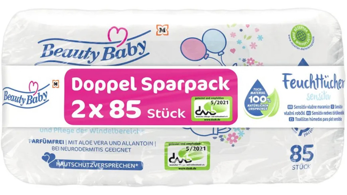 Bild 1 von Beauty Baby Feuchttücher sensitiv