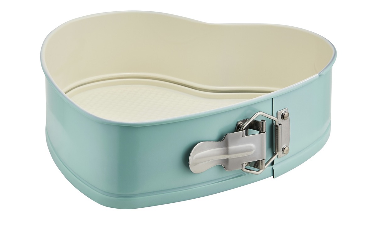 Bild 1 von for friends Herzspringform grün Metall Maße (cm): B: 24 H: 7 Backen & Zubehör