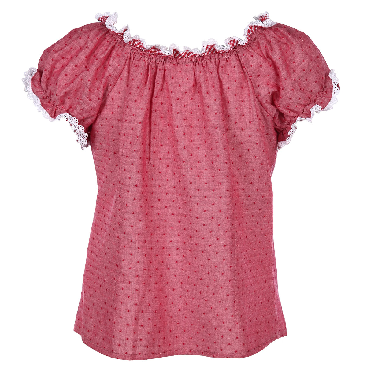 Bild 2 von Damen Trachtenbluse in hübschen Design
                 
                                                        Rot