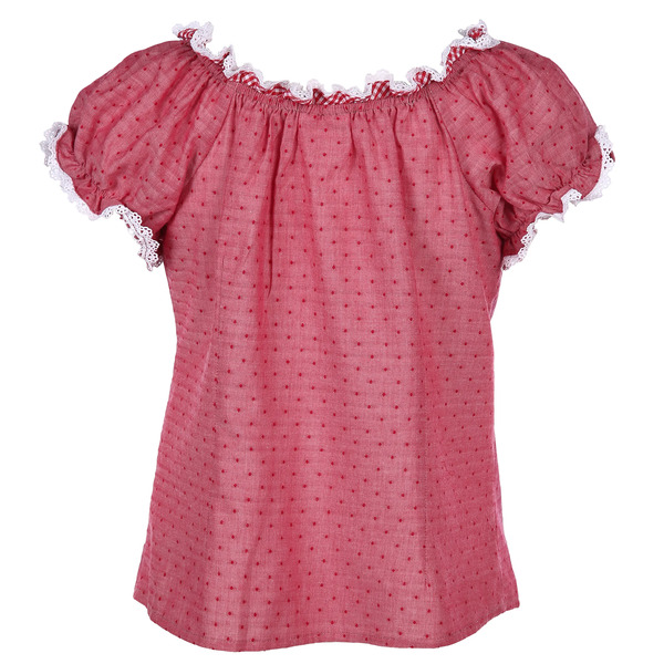 Bild 2 von Damen Trachtenbluse in hübschen Design
                 
                                                        Rot