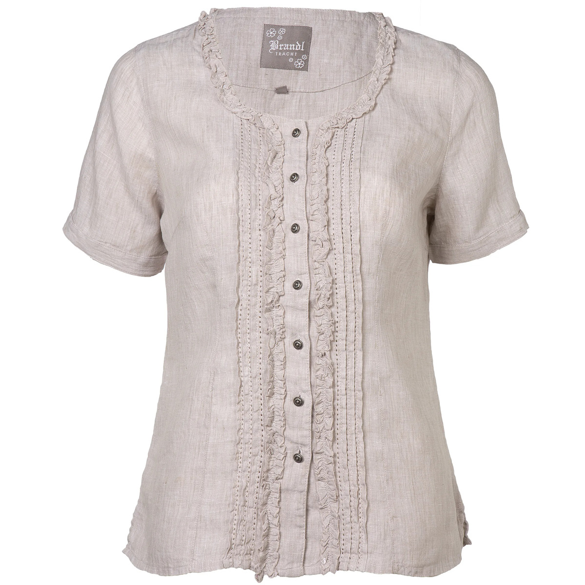 Bild 1 von Damen Trachtenbluse aus Leinen
                 
                                                        Braun