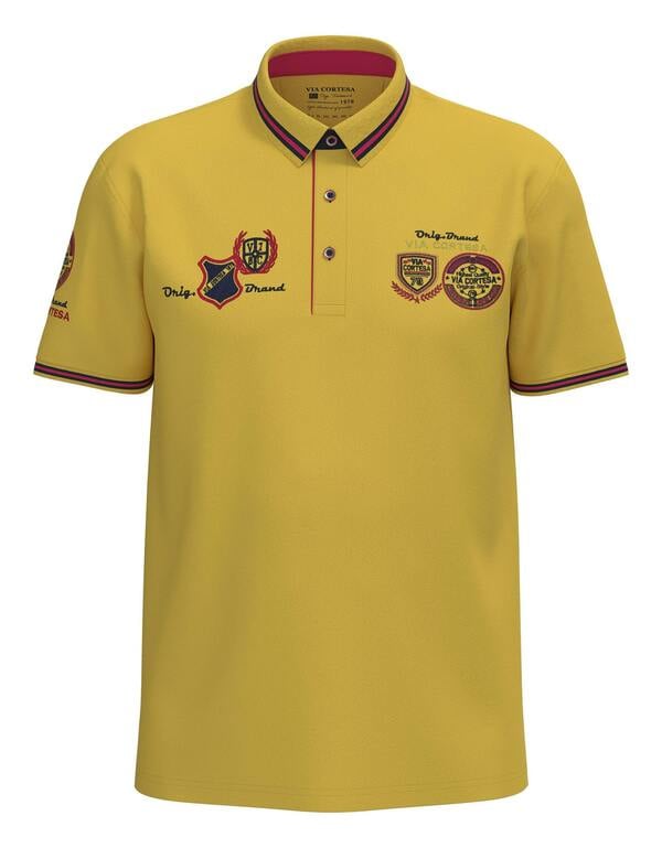 Bild 1 von Via Cortesa - Poloshirt mit Stickereien