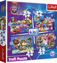 Bild 1 von Trefl 4 in 1 Puzzle Paw Patrol - Der Film 2