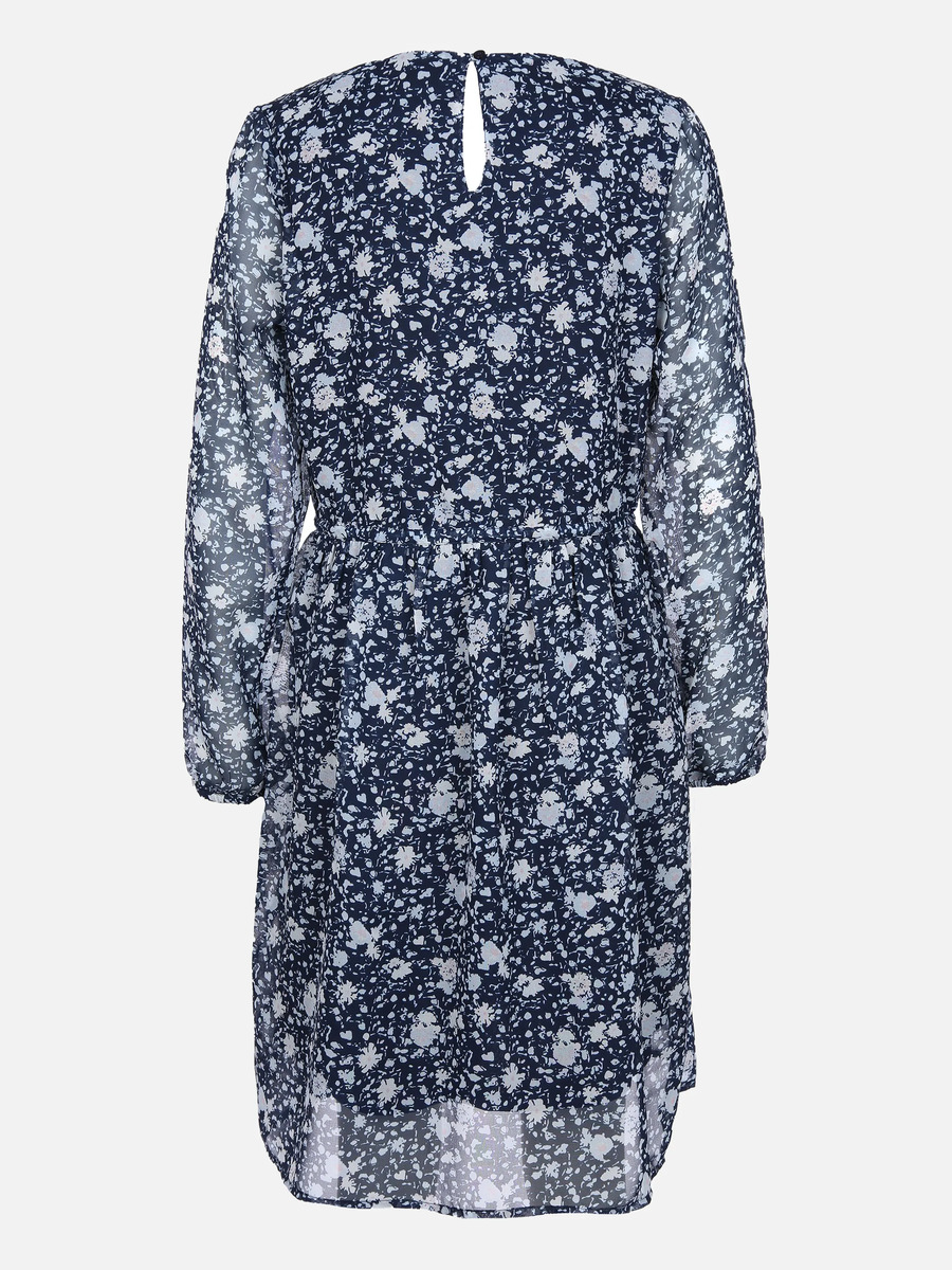 Bild 2 von Damen Chiffonkleid mit V-Ausschnitt
                 
                                                        Blau