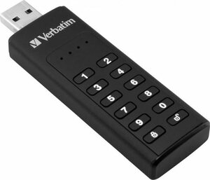 Verbatim Keypad Secure USB-3.2 Gen 1 USB-Stick (USB 3.2, Lesegeschwindigkeit 160 MB/s)