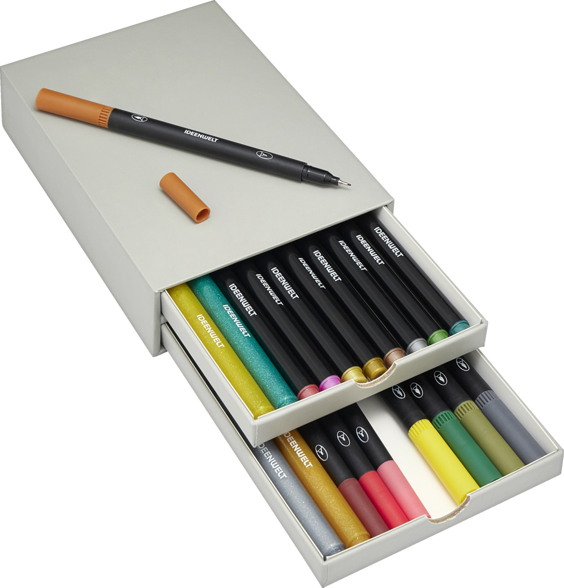 Bild 1 von IDEENWELT 20-tlg. Kreativset in Schubladenbox