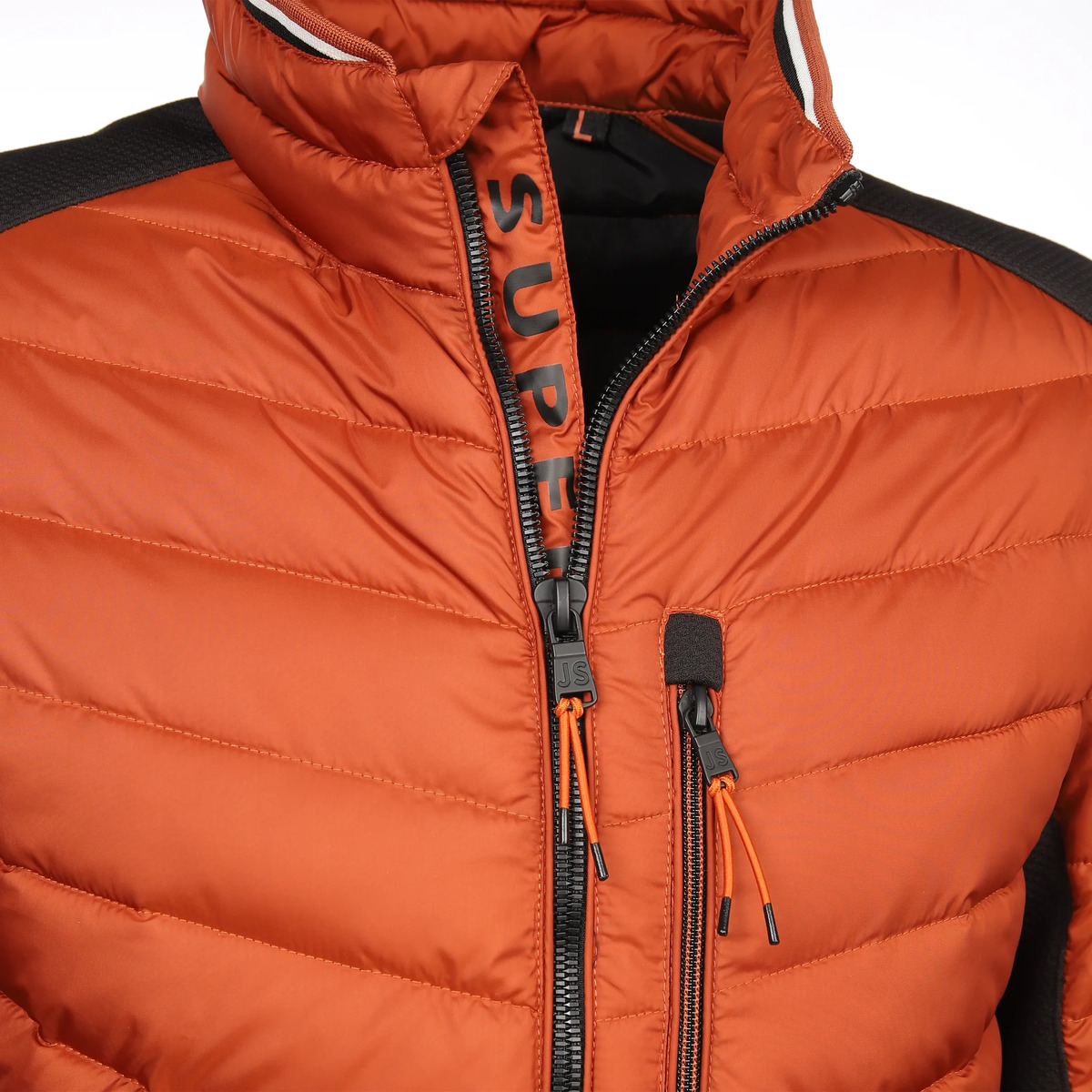 Bild 4 von Herren Steppjacke mit Softshell-Einsatz
                 
                                                        Orange