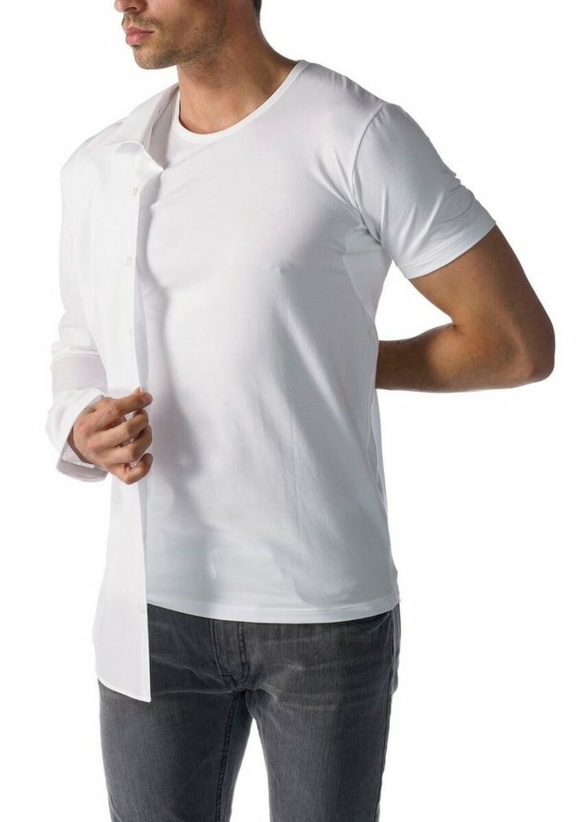 Bild 1 von Mey Unterziehshirt Dry Cotton Functional unter dem Businesshemd unsichtbar, Halbarm