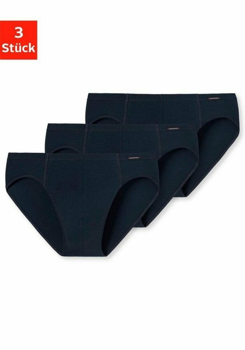 Bild 1 von Schiesser Slip (3er-Pack) mit Markenlabel am Bundabschluss