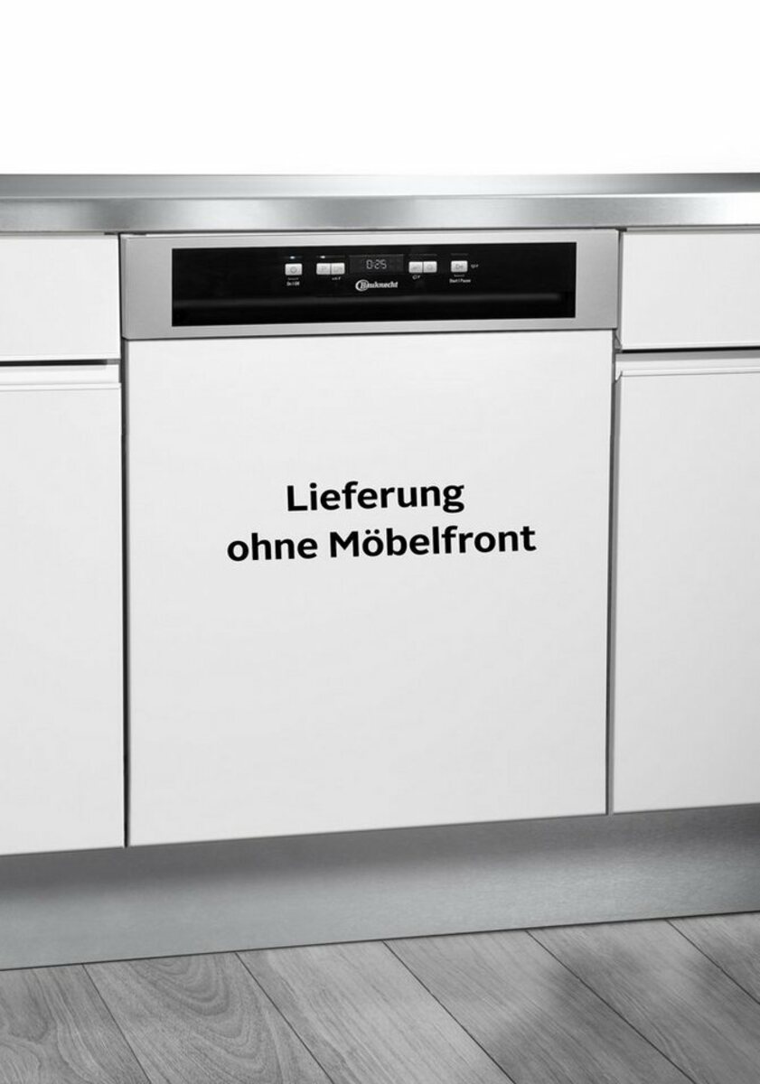 Bild 1 von BAUKNECHT teilintegrierbarer Geschirrspüler, BBC 3B+26 X (2), 13 Maßgedecke