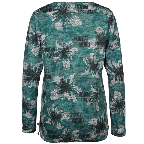 Bild 2 von Damen Flauschshirt mit Alloverprint
                 
                                                        Türkis