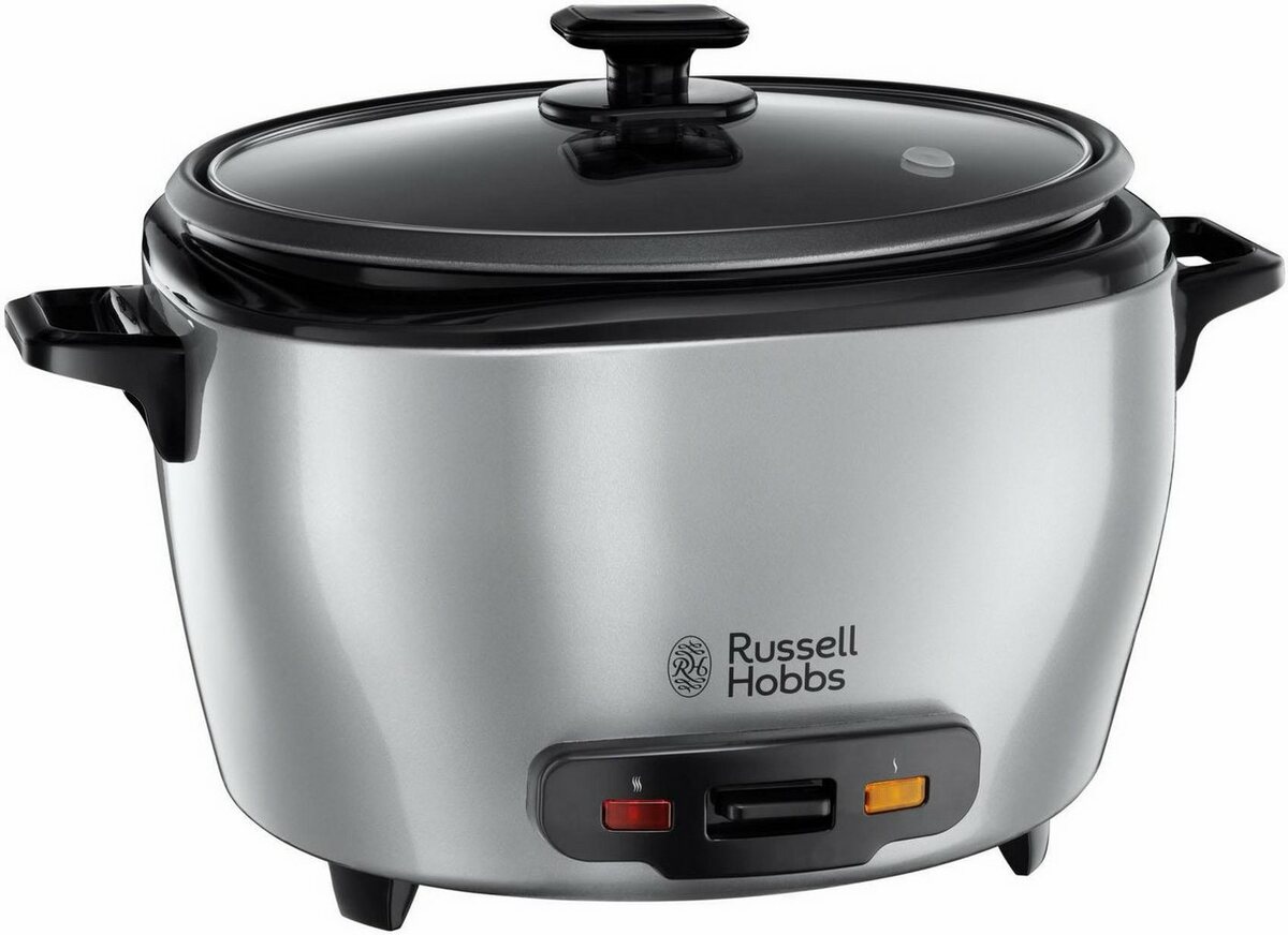 Bild 1 von RUSSELL HOBBS Reiskocher 23570-56 MaxiCook, 1000 W, groß: 2,5 l, antihaftbeschitet, inkl. Dampfkorb, Reislöffel&Messbecher