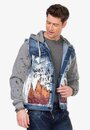 Bild 1 von Cipo & Baxx Jeansjacke mit Sweat-Elementen