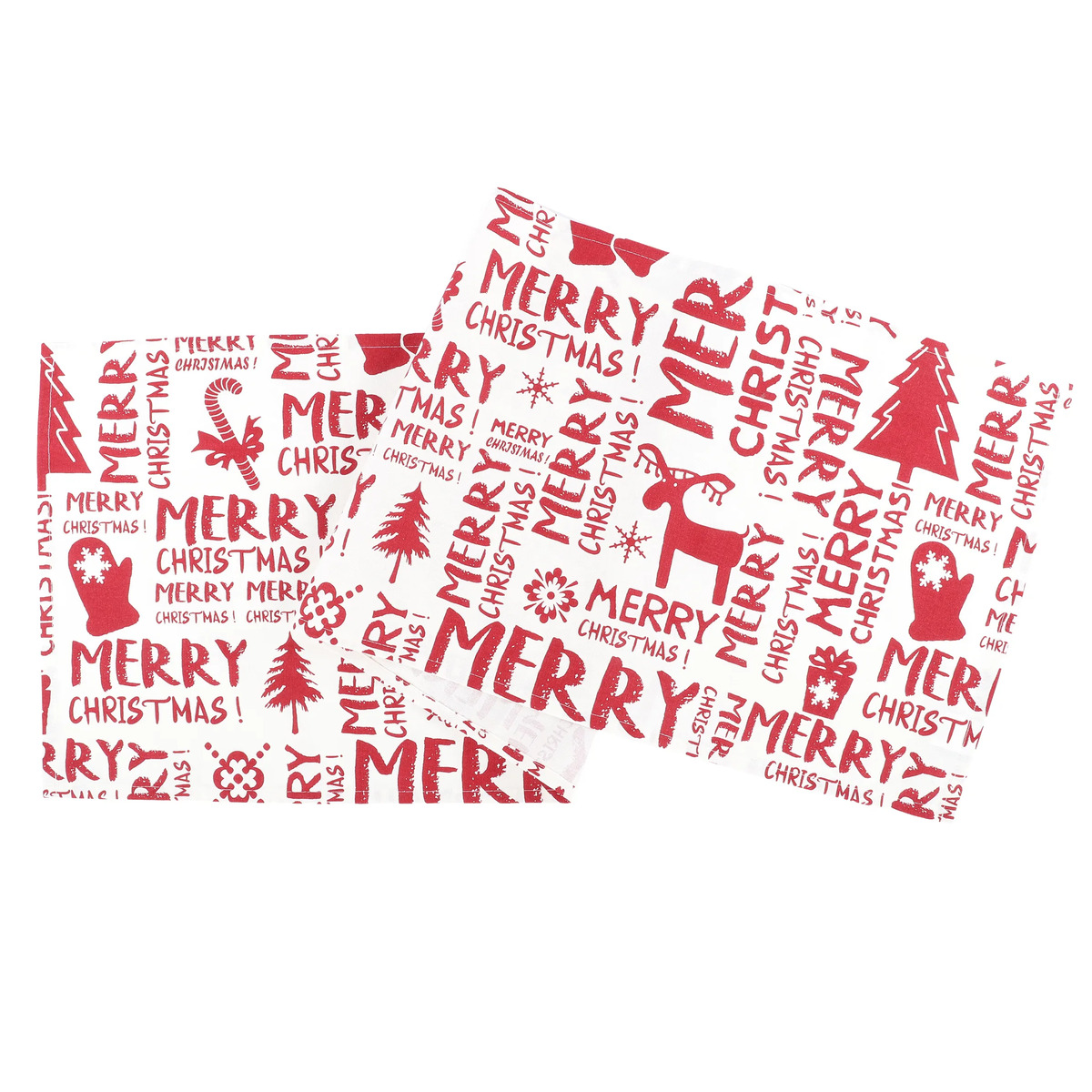 Bild 1 von Tischläufer "Merry Christmas" 40x140cm
                 
                                                        Weiß