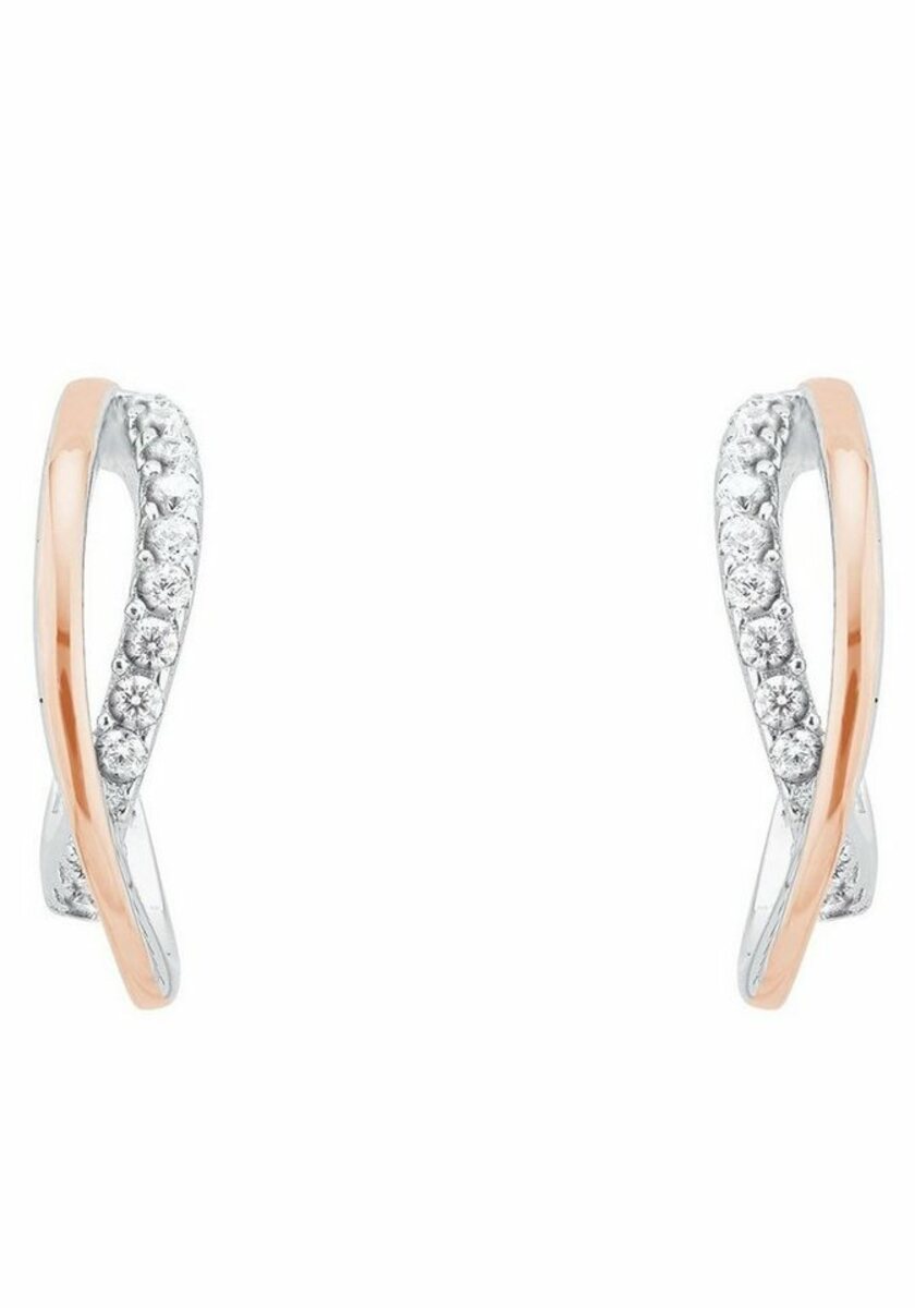 Bild 1 von Amor Paar Creolen 2026195, mit Zirkonia