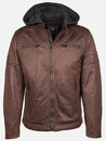 Bild 1 von Herren Bikerjacke mit Kapuze
                 
                                                        Braun