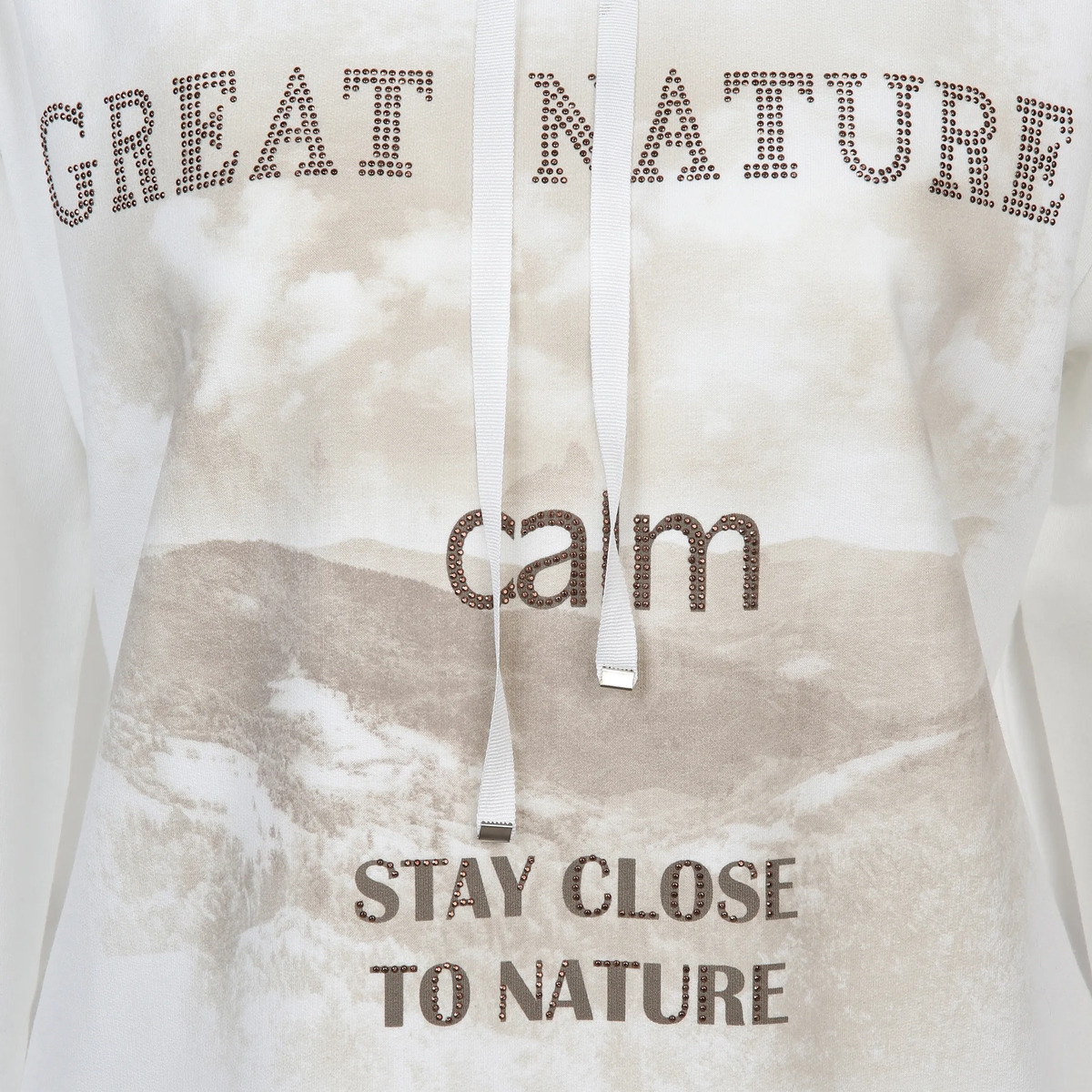 Bild 3 von Damen Sweatshirt mit Glitzerschrift und Fotoprint
                 
                                                        Beige