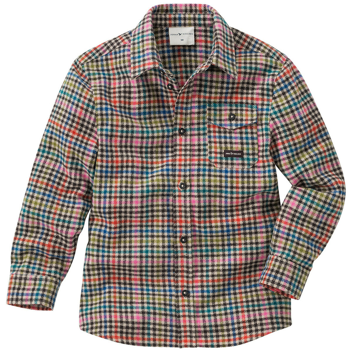 Bild 1 von Jungen Flanellhemd aus Bio-Baumwolle BEIGE / DUNKELGRAU / BUNT