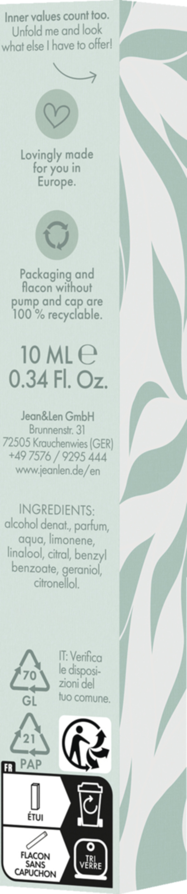 Bild 3 von Jean&Len Rosemary & Ginger, EdT 10 ml