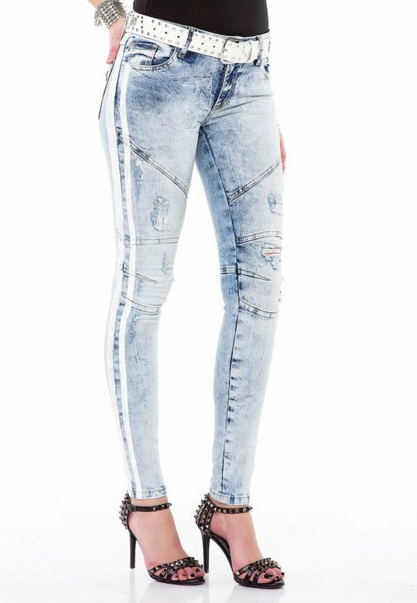 Bild 1 von Cipo & Baxx Slim-fit-Jeans in modischem Slim-Fit Schnitt
