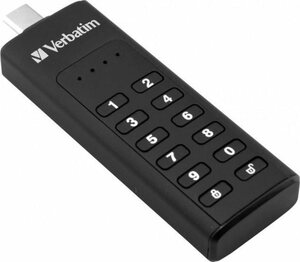 Verbatim Keypad Secure 32GB USB-Stick (USB 3.2, Lesegeschwindigkeit 160 MB/s)