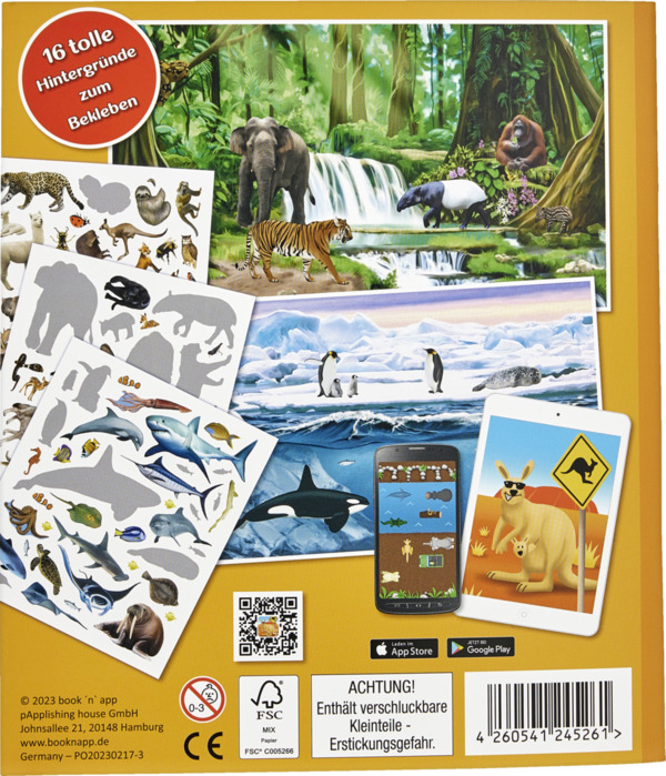 Bild 2 von IDEENWELT Stickerbuch ,,Tiere der Welt''