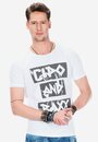 Bild 1 von Cipo & Baxx T-Shirt mit glänzendem Foliendruck