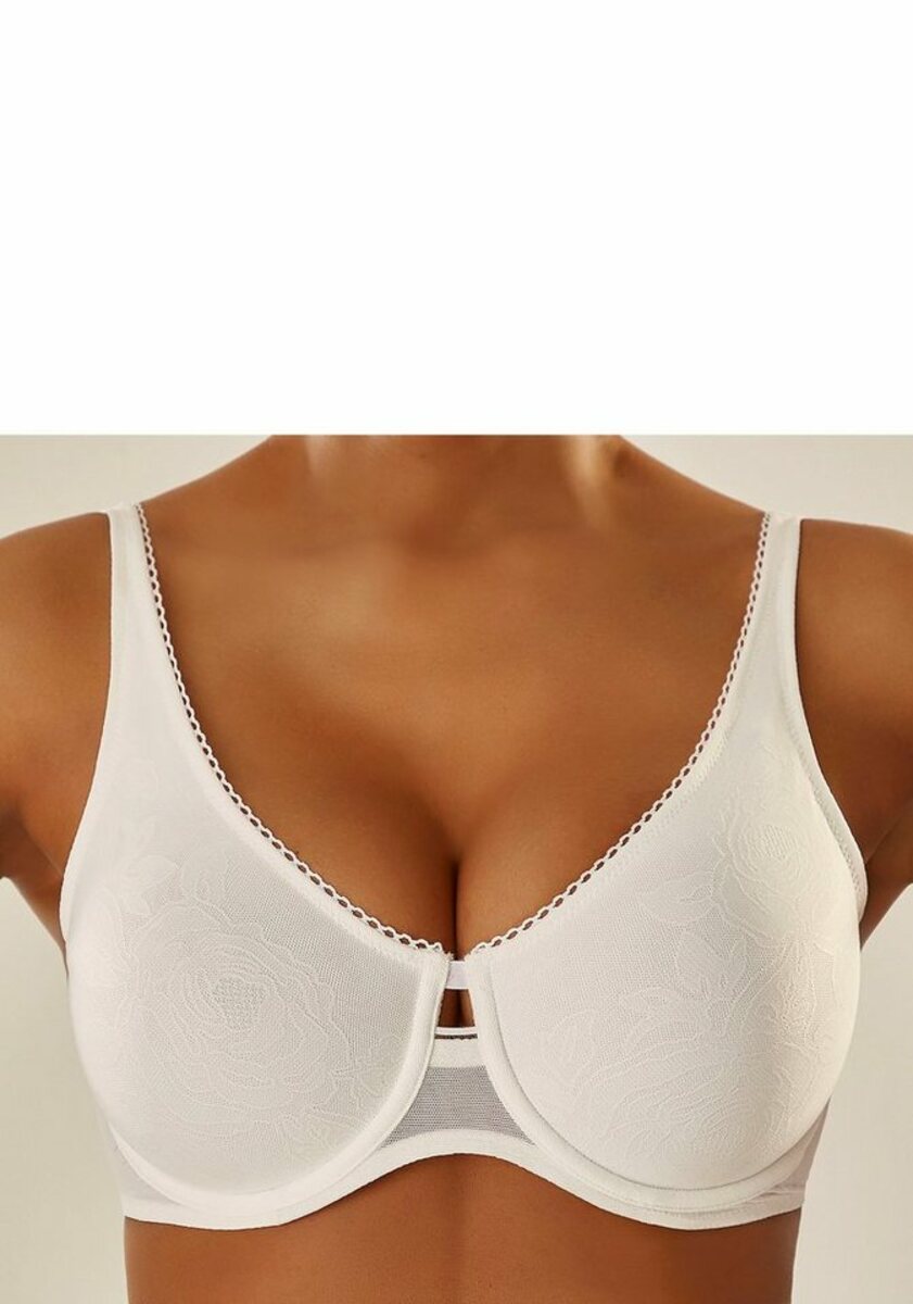 Bild 1 von Triumph Minimizer-BH Wild Rose Sensation W01 Cup C-G, mit Jacquardspitze, Basic Dessous