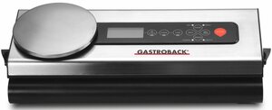 Gastroback Vakuumierer Advanced Scale 46012, 120W, inkl. 5 Folienbeutel und 1 Folienrolle