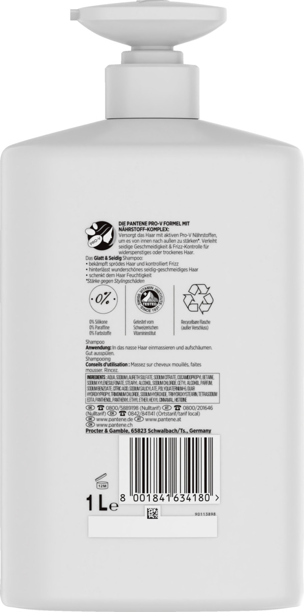 Bild 2 von Pantene Pro-V Haarshampoo Glatt & Seidig