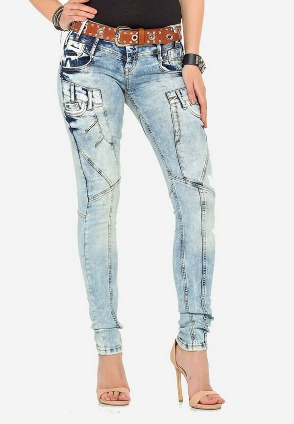 Bild 1 von Cipo & Baxx Bequeme Jeans im modischer Waschung Slim Fit