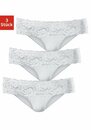 Bild 1 von Vivance Brasilslip (Packung, 3-St) aus elastischer Baumwolle mit floraler Spitze