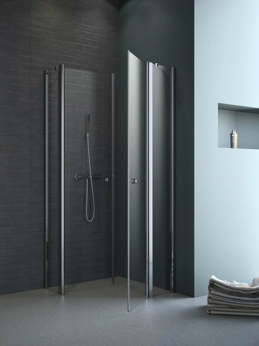 Bild 1 von maw by GEO Eckdusche Relax Vario, BxT: 90x90 cm, Sicherheitsglas, ebenerdiger Einbau möglich