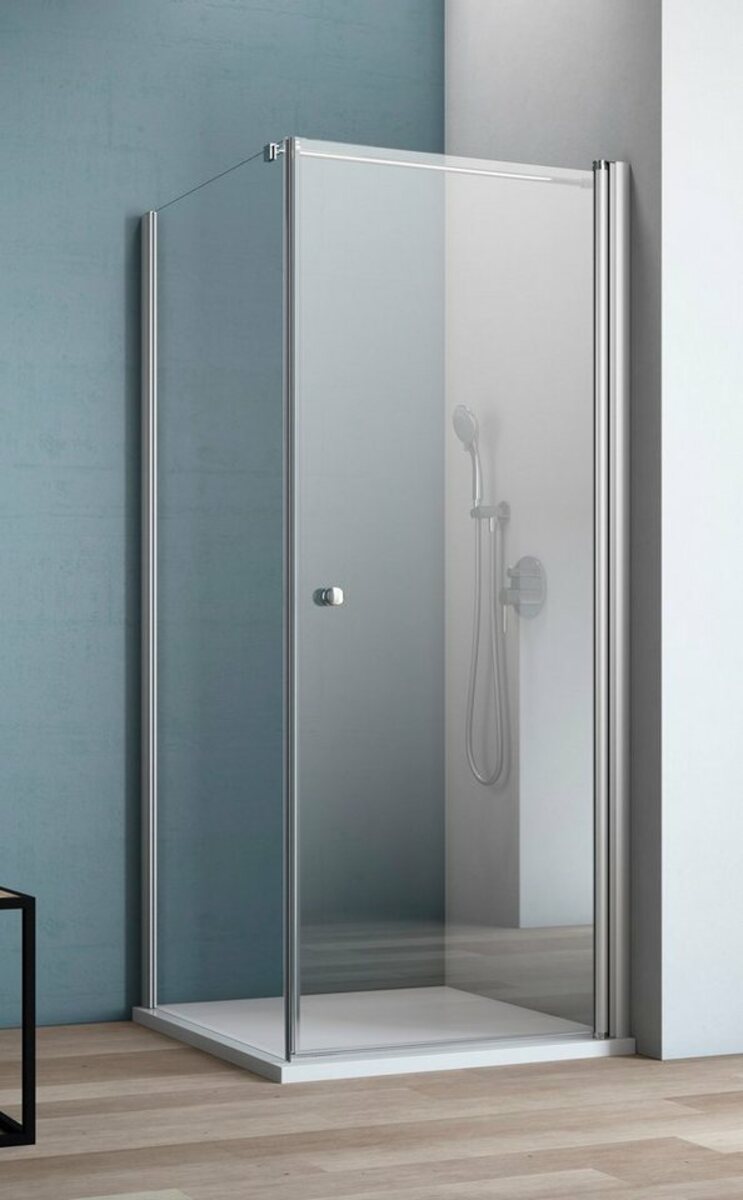 Bild 1 von maw by GEO Eckdusche AF100, BxT: 80x80 cm, Einscheibensicherheitsglas, mit Drehtür