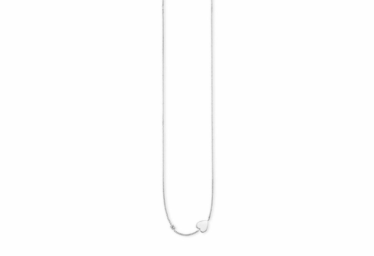 Bild 1 von CAÏ Collierkettchen 925/- Sterling Silber rhodiniert Zirkonia Herz