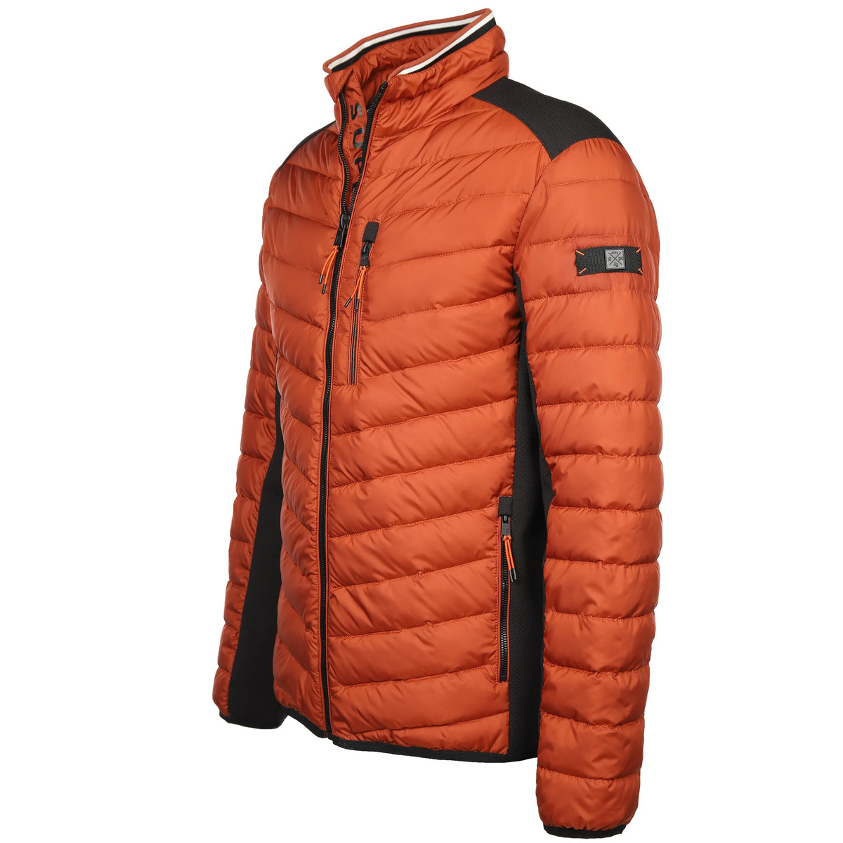 Bild 3 von Herren Steppjacke mit Softshell-Einsatz
                 
                                                        Orange