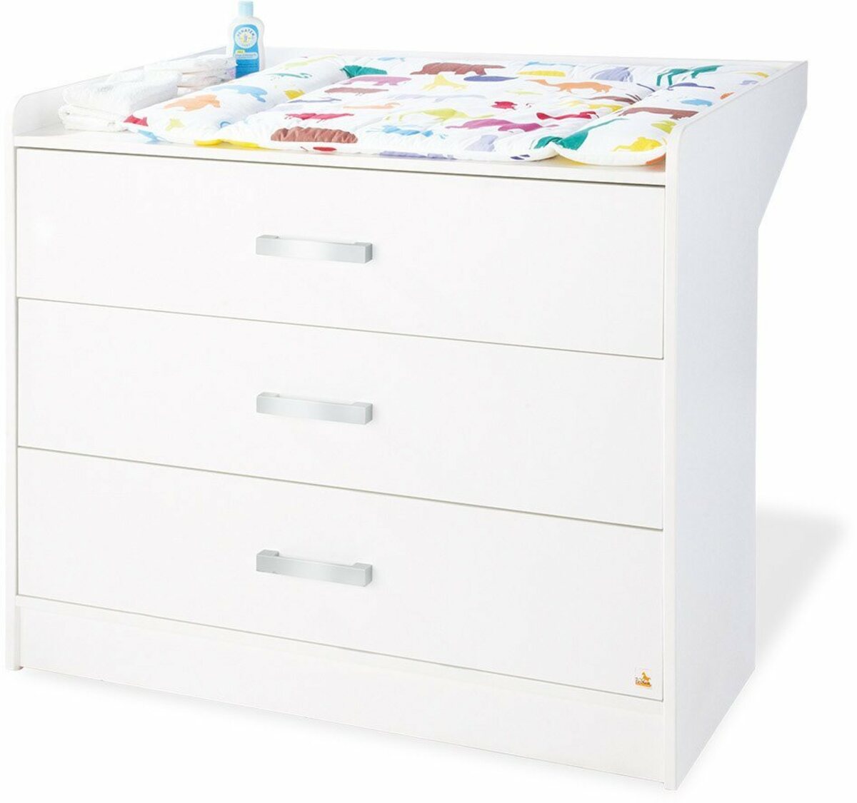 Bild 1 von Pinolino® Babymöbel-Set Viktoria, (Spar-Set, 2-St., Kinderbett, Wickelkommode), breit, mit Kinderbett und Wickelkommode, Made in Europe, Weiß