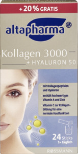 altapharma Kollagen 3000 + Hyaluron 50 Sticks