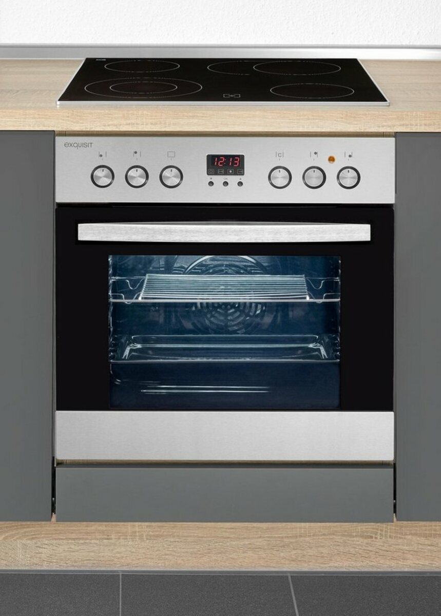 Bild 1 von exquisit Elektro-Herd-Set EHE 185-1.1-Set, mit Grill