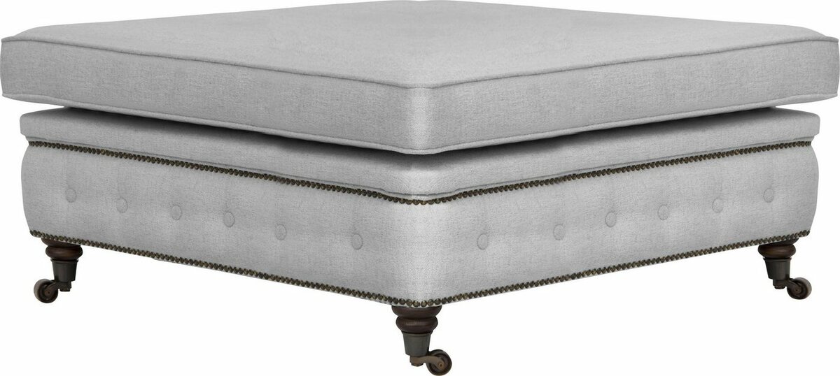 Bild 1 von Home affaire Polsterhocker Aarburg, passend zur Serie Aarburg"", Silberfarben