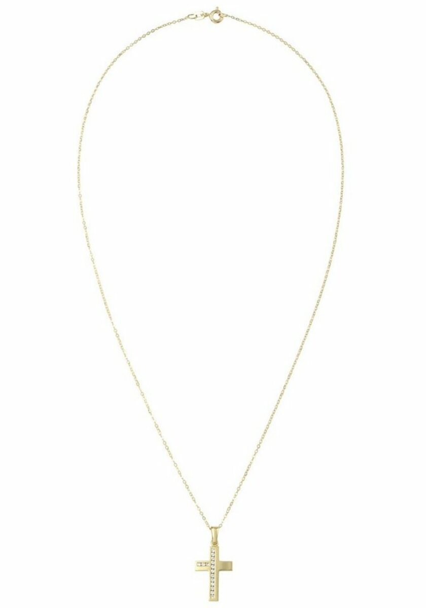 Bild 1 von Amor Kette mit Anhänger Kreuz, 2014242, mit Zirkonia