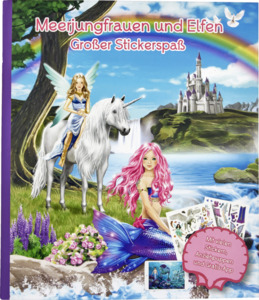 IDEENWELT Stickerbuch ,,Meerjungfrauen/ Elfen''