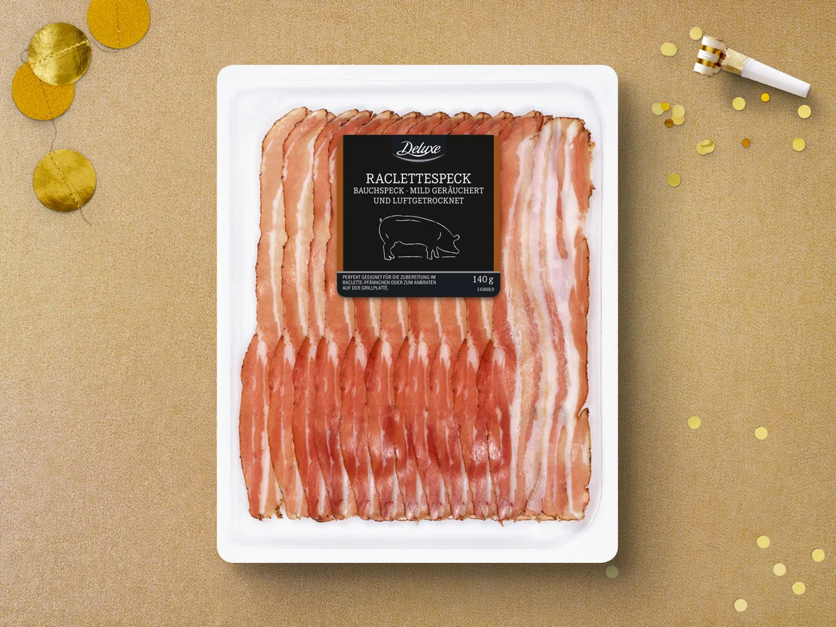 Bild 1 von Deluxe Raclettespeck, 
         140 g